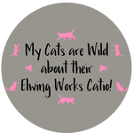 T-shirt reads: My Cats are Wild About their Elwing Works Catio!