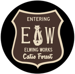 T-shirt reads: Entering Elwing Works Catio Forest.  